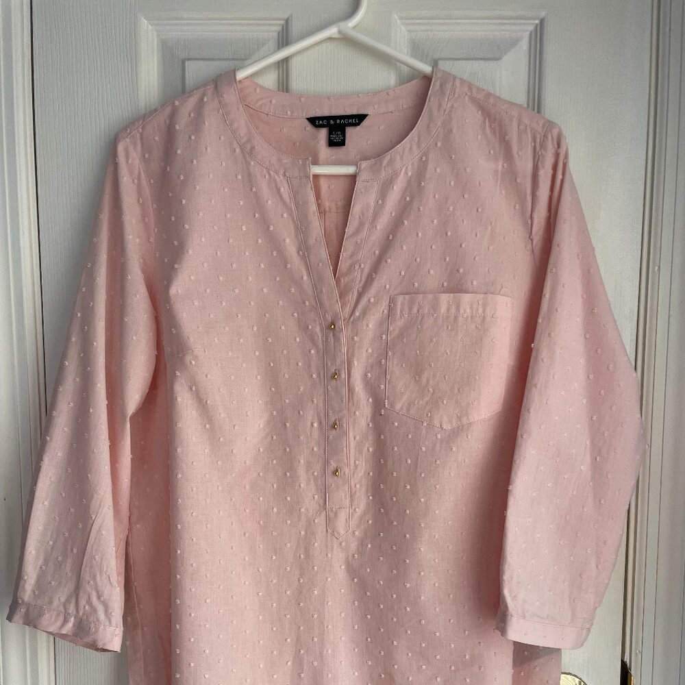 Zac & Rachel Soft Pink Women's Blouse